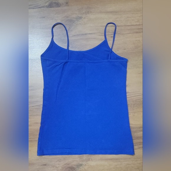 Blue Fitted Sleeveless Camisole Top - Picture 2 of 7